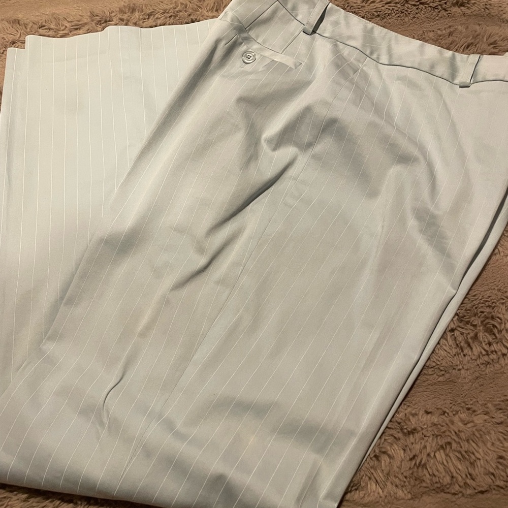 Talbots Light Blue Pinstripe Pants